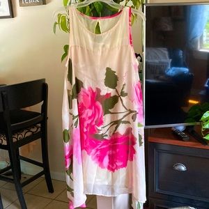 Beautiful floral sleeveless summer dress